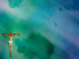 Crucifixion of Jesus Christ Title Content Christian PowerPoint Templates