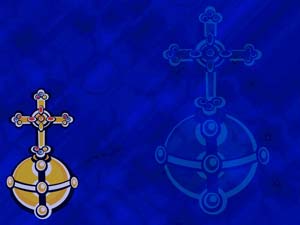 Ceremonial Orb Title Content Christian PowerPoint Templates