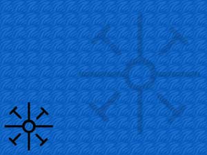 Cross: Coptic Cross Title Content Christian PowerPoint Templates