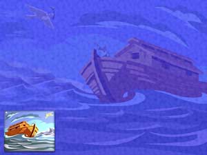 Noah's Ark Title Content Christian PowerPoint Templates