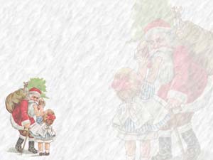 Santa Claus Title Content Christian PowerPoint Templates