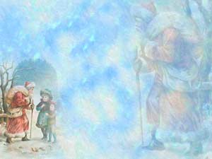 Santa Claus Title Content Christian PowerPoint Templates