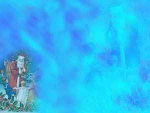 Santa Claus Title Content Christian PowerPoint Templates