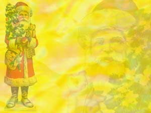 Santa Claus Title Content Christian PowerPoint Templates