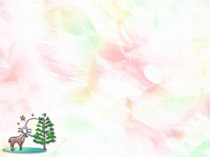 Santa Claus's Reindeer Title Content Christian PowerPoint Templates