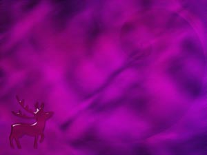 Santa Claus's Reindeer Title Content Christian PowerPoint Templates