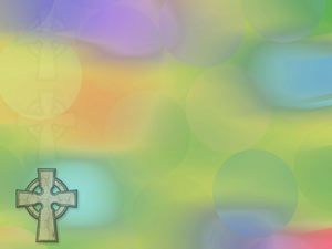 Cross: Celtic Cross Title Content Christian PowerPoint Templates