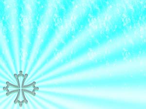 Cross: Clechee Cross Title Content Christian PowerPoint Templates