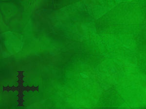 Cross: Engrailed Cross Title Content Christian PowerPoint Templates