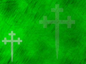 Cross: Fitchee Cross Title Content Christian PowerPoint Templates