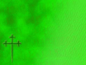 Cross: Fitchee Cross Title Content Christian PowerPoint Templates