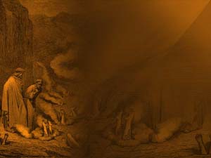 Hell Canto Title Content Christian PowerPoint Templates