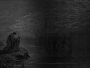 Purgatory Canto  Title Content Christian PowerPoint Templates