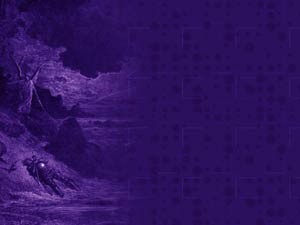 Purgatory Canto Title Content Christian PowerPoint Templates