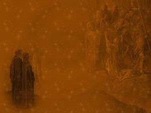 Purgatory Canto Title Content Christian PowerPoint Templates