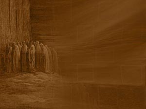 Purgatory Canto Title Content Christian PowerPoint Templates