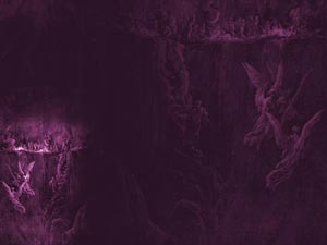 Purgatory Canto Title Content Christian PowerPoint Templates