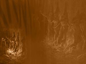 Purgatory Canto Title Content Christian PowerPoint Templates