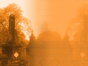 Cemetery Title Content Christian PowerPoint Templates