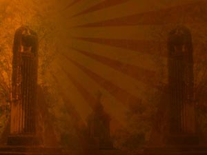 Cemetery Title Content Christian PowerPoint Templates