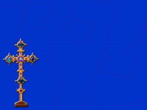 Cross Title Content Christian PowerPoint Templates