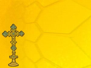 Cross Title Content Christian PowerPoint Templates