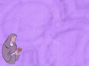 Nun Title Content Christian PowerPoint Templates